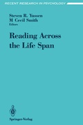 Cover: Reading Across the Life Span - Springer