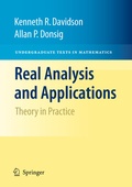 Cover: Real Analysis and Applications - Springer