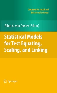 Enlarge image Cover: Statistical Models for Test Equating, Scaling, and Linking - Springer