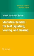 Cover: Statistical Models for Test Equating, Scaling, and Linking - Springer