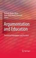 Cover: Argumentation and Education - Springer