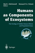 Cover: Humans as Components of Ecosystems - Springer