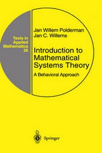 Abbildung von: Introduction to Mathematical Systems Theory - Springer