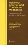 Cover: Nonlinear Analysis and Continuum Mechanics - Springer