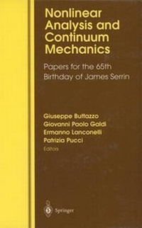 Enlarge image Cover: Nonlinear Analysis and Continuum Mechanics - Springer