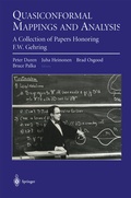 Cover: Quasiconformal Mappings and Analysis - Springer