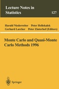 Cover: Monte Carlo and Quasi-Monte Carlo Methods 1996 - Springer