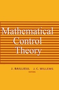 Cover: Mathematical Control Theory - Springer