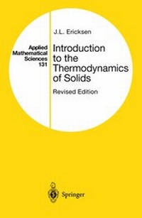 Enlarge image Cover: Introduction to the Thermodynamics of Solids - Springer