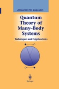 Cover: Quantum Theory of Many-Body Systems - Springer