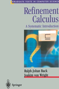 Enlarge image Cover: Refinement Calculus - Springer