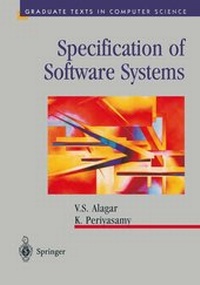 Enlarge image Cover: Specification of Software Systems - Springer