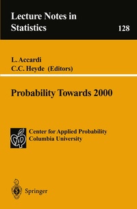 Enlarge image Cover: Probability Towards 2000 - Springer