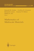 Cover: Mathematics of Multiscale Materials - Springer