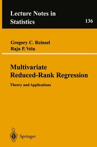 Enlarge image Cover: Multivariate Reduced-Rank Regression - Springer