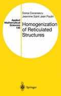 Cover: Homogenization of Reticulated Structures - Springer