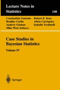 Cover: Case Studies in Bayesian Statistics - Springer