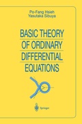 Cover: Basic Theory of Ordinary Differential Equations - Springer