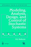 Cover: Modeling, Analysis, Design, and Control of Stochastic Systems - Springer