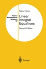 Cover: Linear Integral Equations - Springer