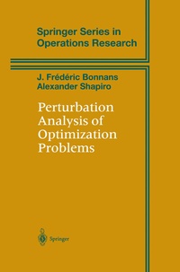 Abbildung von: Perturbation Analysis of Optimization Problems - Springer
