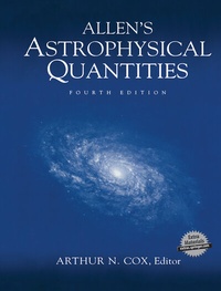 Abbildung von: Allen's Astrophysical Quantities - Springer