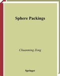 Cover: Sphere Packings - Springer