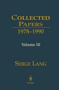 Abbildung von: Collected Papers III - Springer
