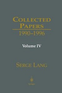 Abbildung von: Collected Papers IV - Springer