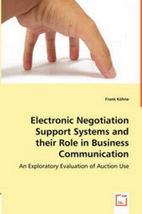 Abbildung von: Electronic Negotiation Support Systems and their Role in Business Communication - VDM Verlag Dr. Mueller E.K.