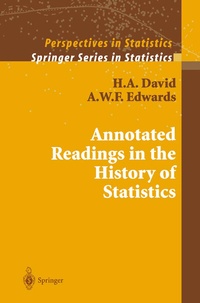 Enlarge image Cover: Annotated Readings in the History of Statistics - Springer