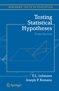 Enlarge image Cover: Testing Statistical Hypotheses - Springer