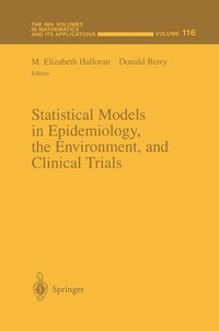 Enlarge image Cover: Statistical Models in Epidemiology, the Environment, and Clinical Trials - Springer