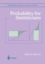 Cover: Probability for Statisticians - Springer