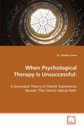 Cover: When Psychological Therapy Is Unsuccessful - VDM Verlag Dr. Mueller E.K.