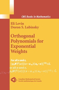 Abbildung von: Orthogonal Polynomials for Exponential Weights - Springer