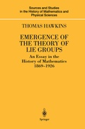 Cover: Emergence of the Theory of Lie Groups - Springer