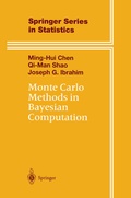 Cover: Monte Carlo Methods in Bayesian Computation - Springer