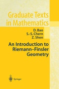 Cover: An Introduction to Riemann-Finsler Geometry - Springer