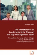Cover: The Transference of Leadership Style Through the Top Management Team - VDM Verlag Dr. Mueller E.K.