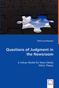 Cover: Questions of Judgment in the Newsroom - VDM Verlag Dr. Mueller E.K.