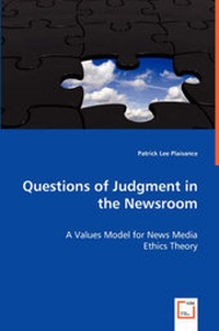 Enlarge image Cover: Questions of Judgment in the Newsroom - VDM Verlag Dr. Mueller E.K.