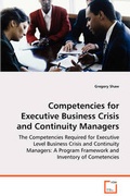 Cover: Competencies for Executive Business Crisis and Continuity Managers - VDM Verlag
