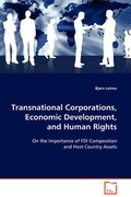 Cover: Transnational Corporations, Economic Development, and Human Rights - VDM Verlag