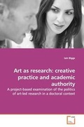 Cover: Art as research - VDM Verlag