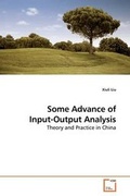 Cover: Some Advance of Input-Output Analysis - VDM Verlag