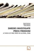 Cover: Swedes Investigate Press Freedom - VDM Verlag