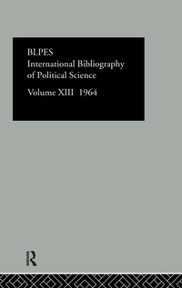 Abbildung von: Intl Biblio Pol Sc 1964 Vol 13 - Routledge