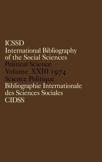 Abbildung von: IBSS: Political Science: 1974 Volume 23 - Routledge