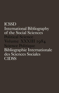 Abbildung von: IBSS: Political Science: 1984 Volume 33 - Routledge